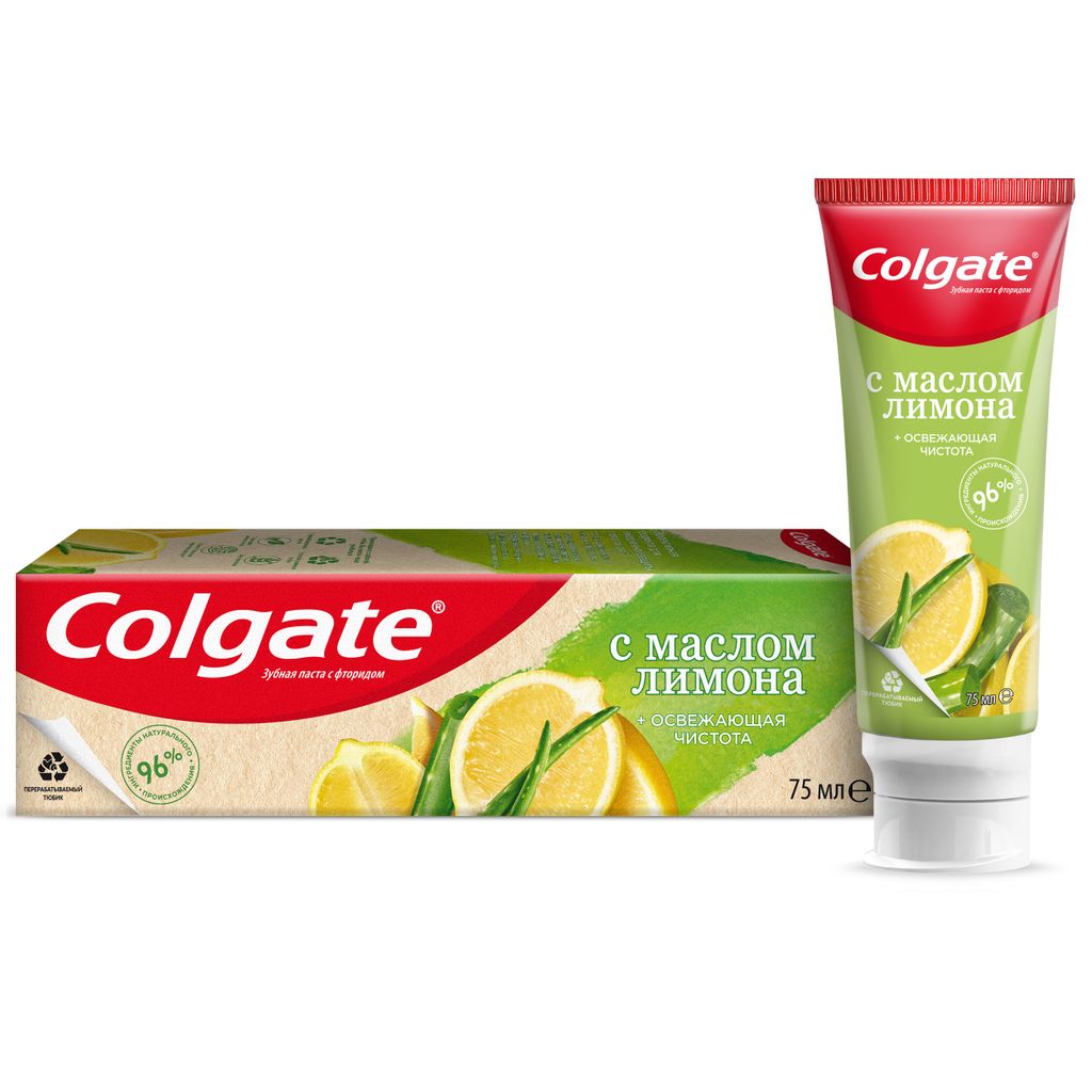 фото упаковки Colgate Naturals Освежающая чистота Зубная паста