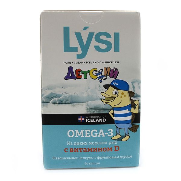 фото упаковки Lysi Детский Омега-3 с витамином D