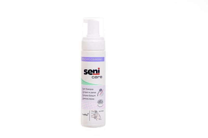 фото упаковки Seni care шампунь-пенка мытья волос без воды