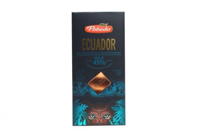 фото упаковки Шоколад Этнос Эквадор молочный