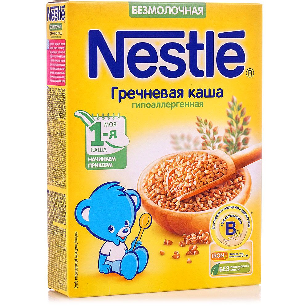 фото упаковки Nestle Каша безмолочная Гречневая 