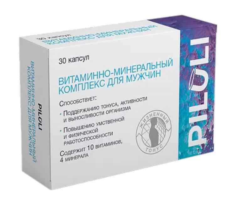фото упаковки Piluli Витаминно-минеральный комплекс для мужчин