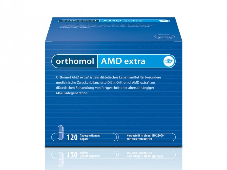 фото упаковки Orthomol AMD Extra Витамины для глаз