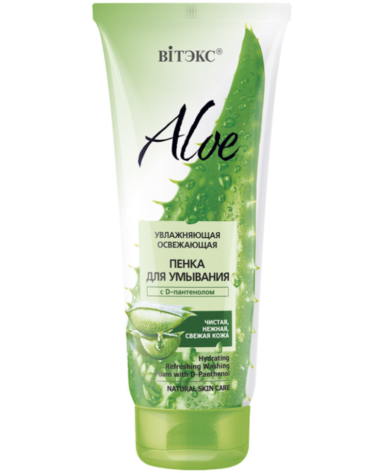 фото упаковки Витэкс Aloe 97% Пенка для умывания увлажняющая освежающая