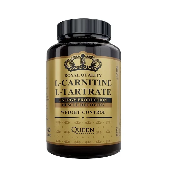 фото упаковки L-карнитин и L-тартрат Квин витаминс
