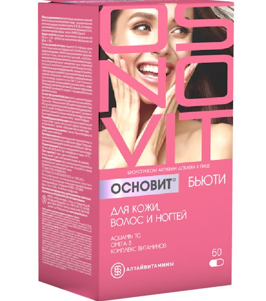 фото упаковки Osnovit Бьюти для кожи волос и ногтей