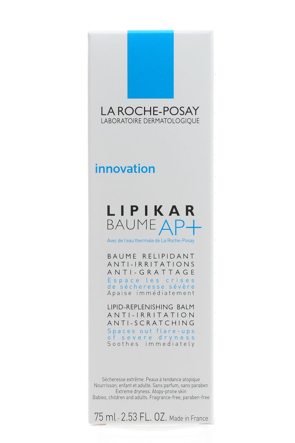 фото упаковки La Roche-Posay Lipikar Baume AP+ липидовосстанавливающий бальзам