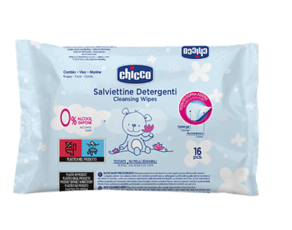 фото упаковки Chicco Салфетки очищающие влажные