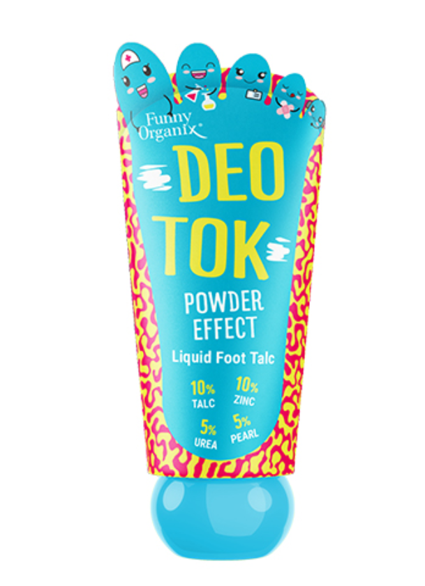 фото упаковки Funny Organix Deo-tok Крем для ног жидкий тальк