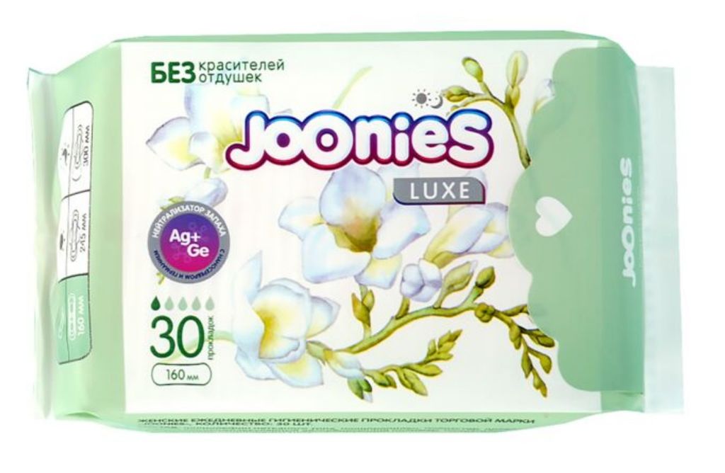 фото упаковки Joonies Luxe Прокладки ежедневные