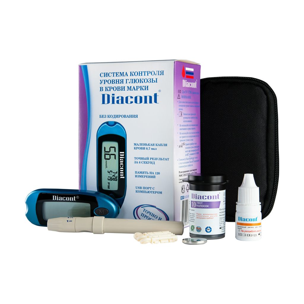 фото упаковки Diacont глюкометр