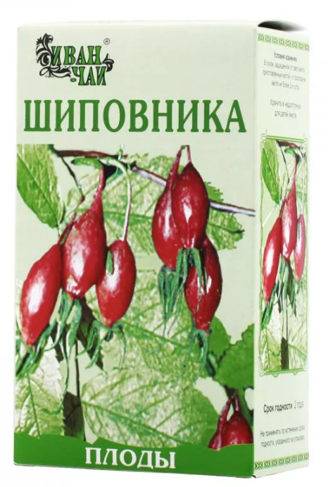 Шиповника плоды, лекарственное растительное сырье, 50 г, 1 шт.