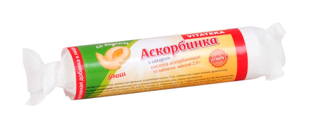 фото упаковки Витатека Аскорбинка с сахаром