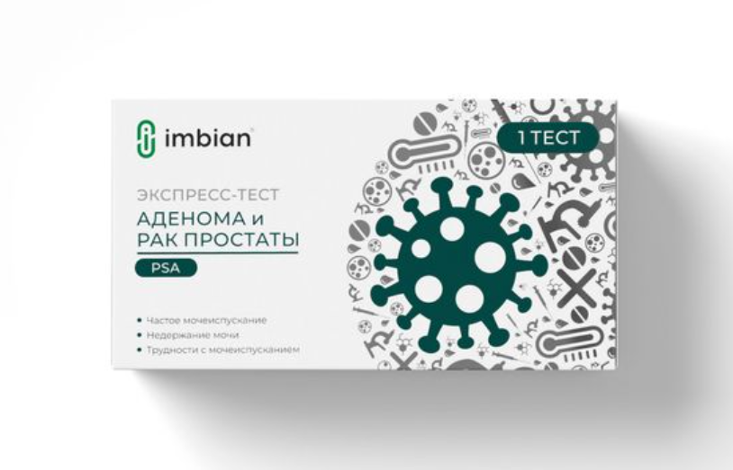 фото упаковки Imbian Экспресс-тест для определения аденомы и рака простаты