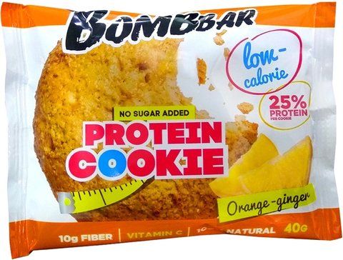 фото упаковки Bombbar печенье неглазированное Апельсин Имбирь