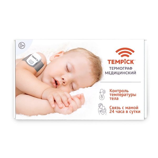 фото упаковки TEMPiCK Термограф медицинский с принадлежностями