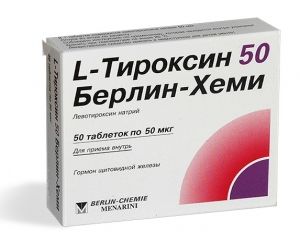 фото упаковки L-Тироксин 50 Берлин-Хеми