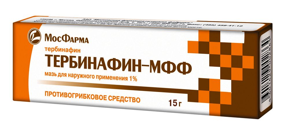 Тербинафин-МФФ, 1%, мазь для наружного применения, 15 г, 1 шт.