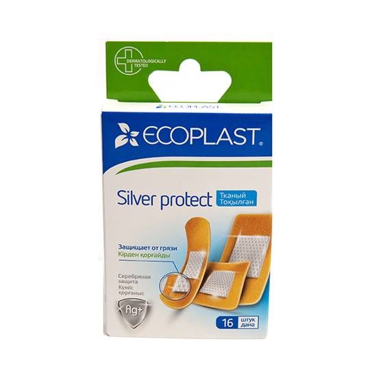 фото упаковки Ecoplast Набор тканых пластырей Silver protect