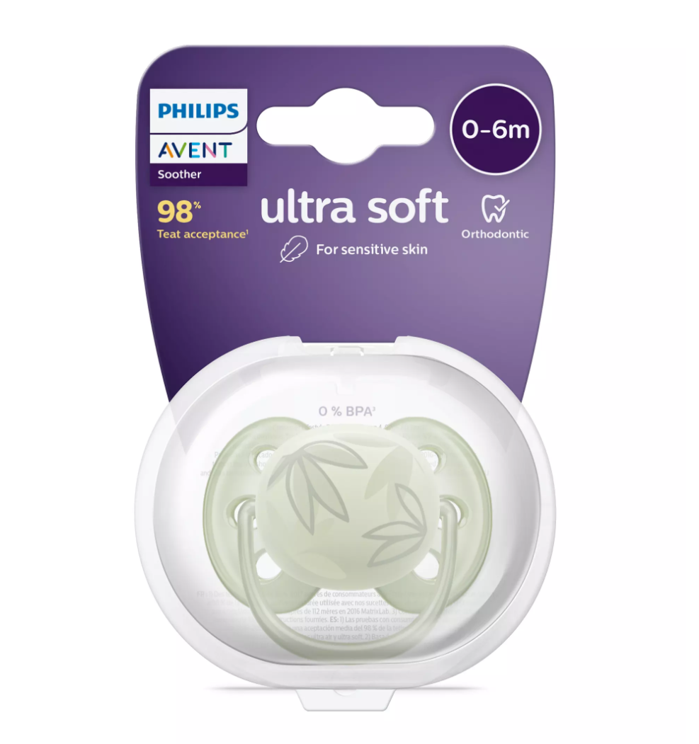 фото упаковки Philips Avent Ultra soft пустышка силиконовая