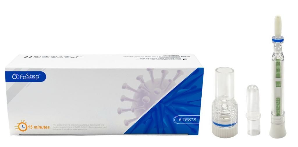 фото упаковки FaStep Экспресс-тест на COVID-19 и грипп A и B назальный