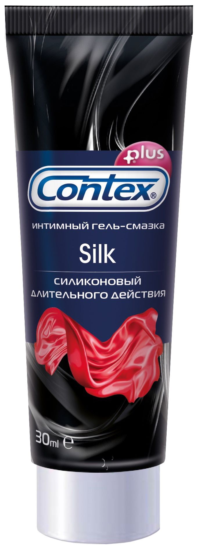 Гель-смазка Contex Silk, гель, из силикона (силиконовый), 30 мл, 1 шт.
