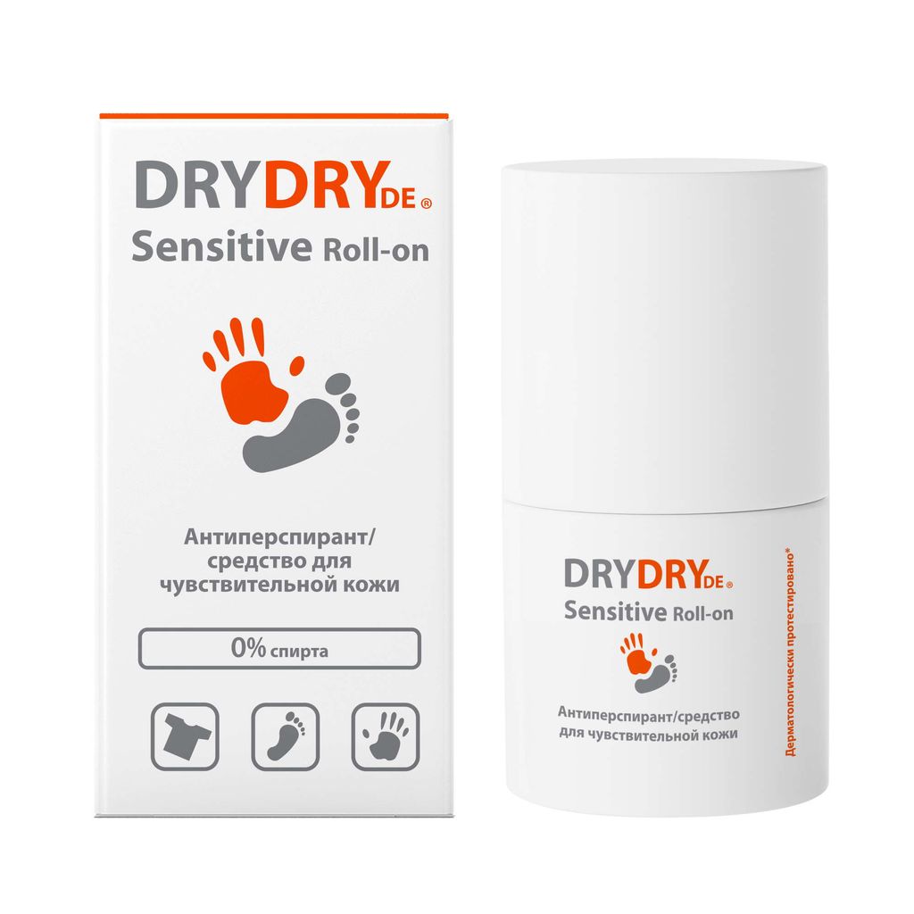 фото упаковки Dry Dry Sensitive средство для чувствительной кожи