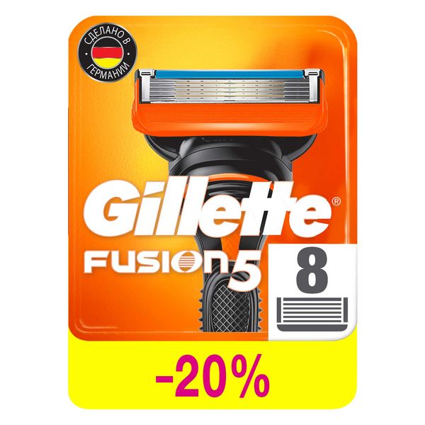 фото упаковки Gillette Fusion Сменные кассеты