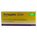 Золадекс, 3.6 мг, капсула для подкожного введения пролонгированного действия, 1 шт.