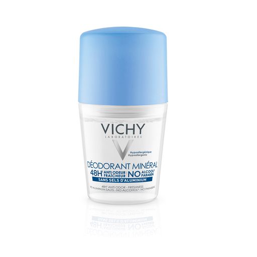 Vichy Deodorants дезодорант минеральный без солей алюминия 48 ч, део-ролик, 50 мл, 1 шт. цена