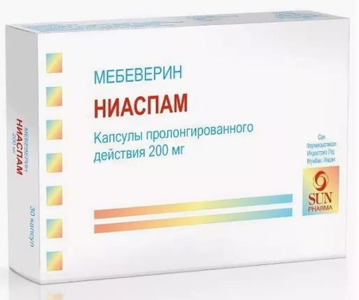 Ниаспам, 200 мг, капсулы пролонгированного действия, 30 шт. цена