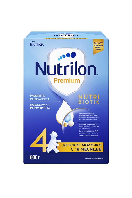 Nutrilon 4 Junior Premium Детское молочко, смесь молочная сухая, 600 г, 1 шт.