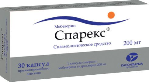 Спарекс, 200 мг, капсулы пролонгированного действия, 30 шт.