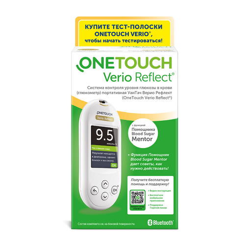 OneTouch Verio Reflect Глюкометр, 1 шт. цена