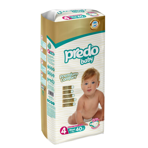 Predo Baby Подгузники для детей, р. 4, 7-18кг, 40 шт.