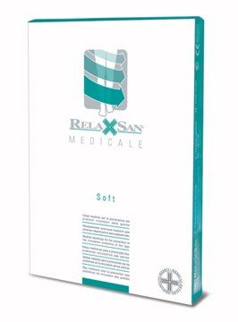 Relaxsan Medicale Soft Гольфы с открытым носком 2 класс компрессии, р. 4(XL), арт. M2150A (23-32 mm Hg), черного цвета, пара, 1 шт.