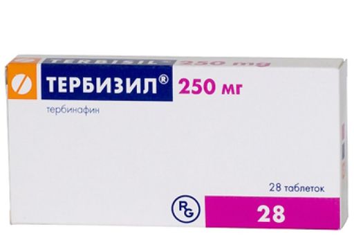 Тербизил, 250 мг, таблетки, 28 шт.