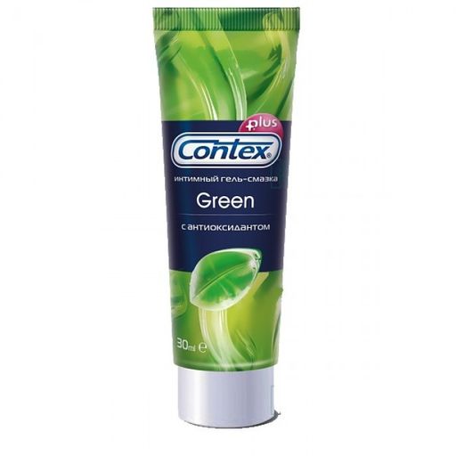 Гель-смазка Contex Green, гель, антибактериальное, 30 мл, 1 шт. цена