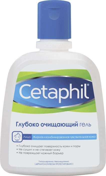 Cetaphil гель глубоко очищающий, гель, 235 мл, 1 шт. цена