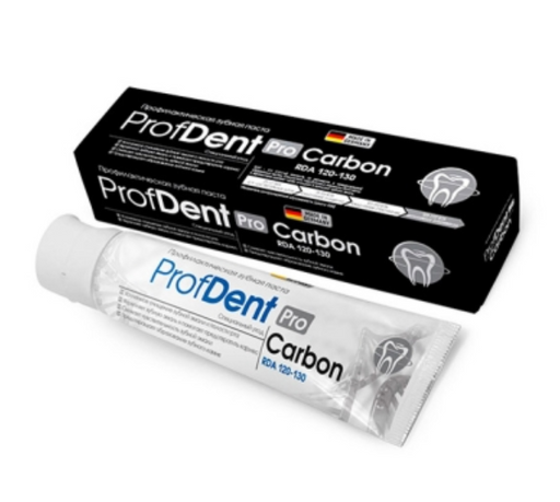 ProfDent Carbon Active паста зубная, паста, специальный уход, 100 мл, 1 шт.