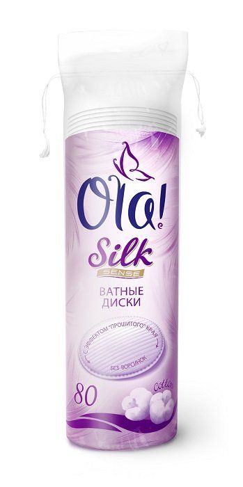 Ola! Silk Sense Ватные диски, 80 шт. цена