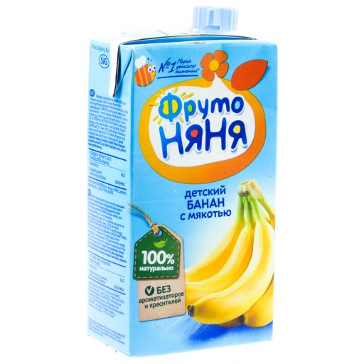 Фрутоняня нектар с мякотью Банан, сок, 500 мл, 1 шт. цена