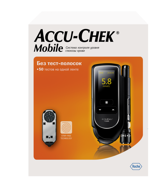 Accu-Chek Mobile Глюкометр, 1 шт. цена