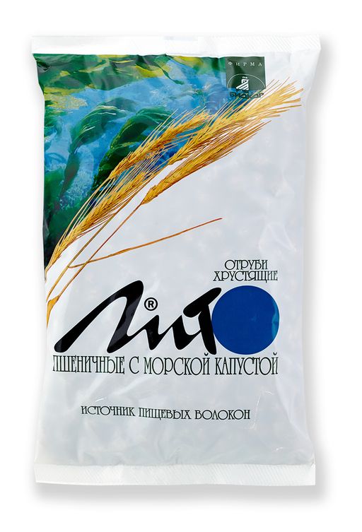 Отруби пшеничные хрустящие Лито с кальцием и морской капустой, гранулы, 200 г, 1 шт. цена