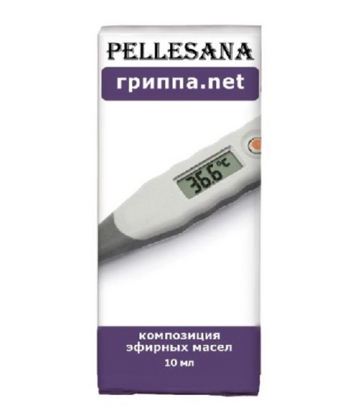 Pellesana Композиции эфирных масел гриппа.net, масло эфирное, 10 мл, 1 шт.