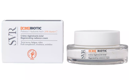 SVR [C20] Biotic Восстанавливающий крем-сияние, для тусклой уставшей кожи лица и шеи, 50 мл, 1 шт.