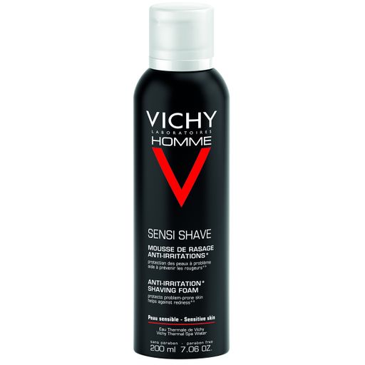 Vichy Homme пена для бритья против раздражения кожи, пена для бритья, мужские, 200 мл, 1 шт. цена