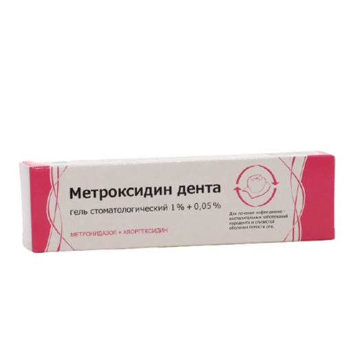 Метроксидин, гель стоматологический, 20 г, 1 шт.
