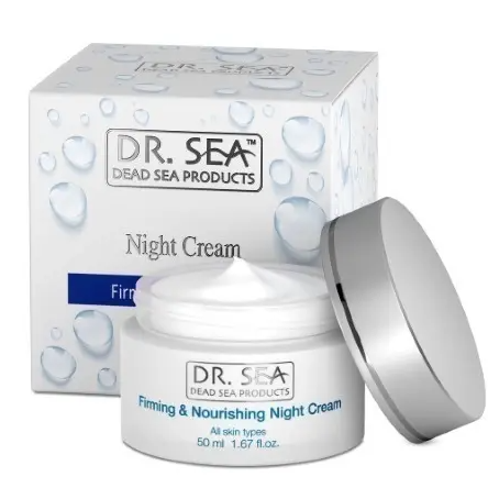 Dr sea укрепляющий и питательный ночной крем для лица, крем для лица, 50 мл, 1 шт.