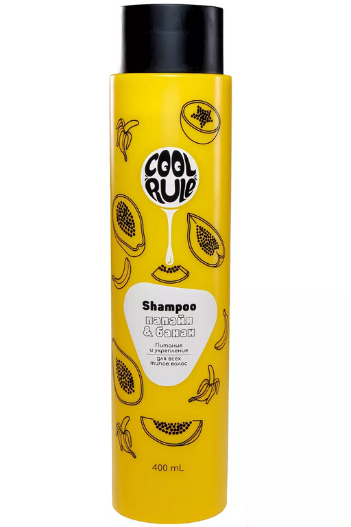 Cool Rule Hair Шампунь Питание и укрепление, шампунь, Папайя и банан, 400 мл, 1 шт.
